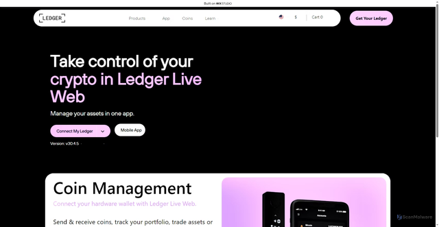 Security scan screenshot of https://hubs-desktoplive.wixstudio.com/en-us
