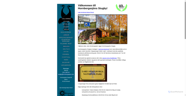 Security scan screenshot of https://vastsverigeklassiker.se