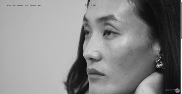 Security scan screenshot of https://therow.com