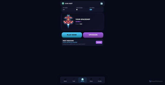 Security scan screenshot of https://spacehero-hy6uoutuh9.edgeone.app/