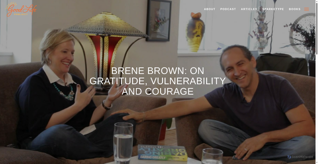Security scan screenshot of https://www.goodlifeproject.com/podcast/brene-brown-radio/