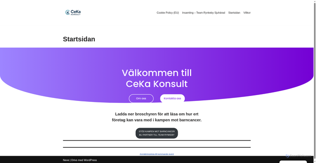 Security scan screenshot of https://cekakonsult.se
