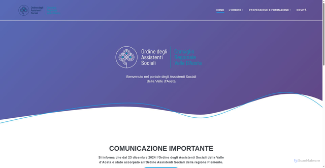 Security scan screenshot of https://oasvda.org/
