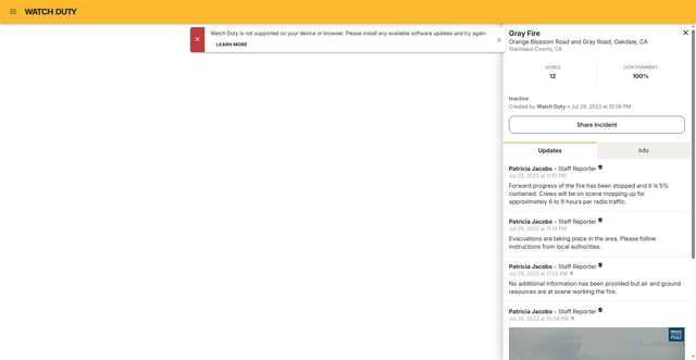 Security scan screenshot of https://share.watchduty.org/i/8629