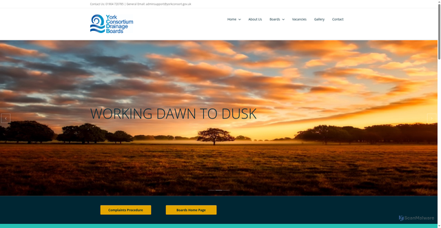Security scan screenshot of http://www.yorkconsort.gov.uk/