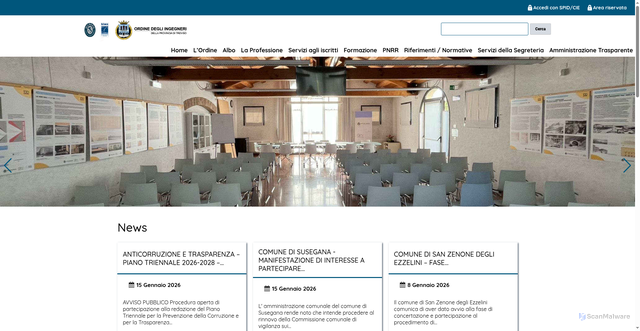 Security scan screenshot of https://www.ingtv.it/