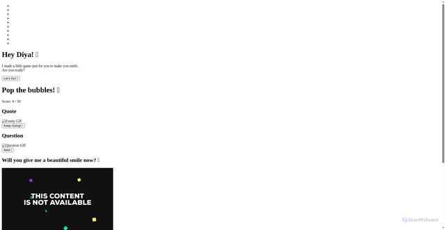 Security scan screenshot of https://diyaaaaa-v8rqlkcjet.edgeone.dev/