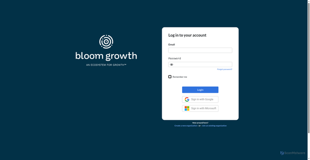 Security scan screenshot of https://app.bloomgrowth.com