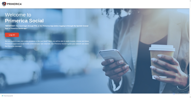 Security scan screenshot of https://primericasocial.sprinklr.com/