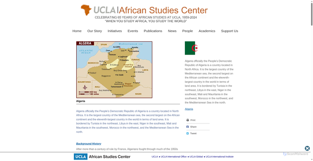 Security scan screenshot of https://www.international.ucla.edu/asc/countries/96696