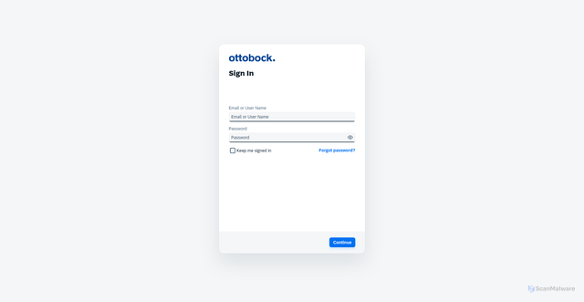 Security scan screenshot of https://signin.ottobock.absapps.cloud
