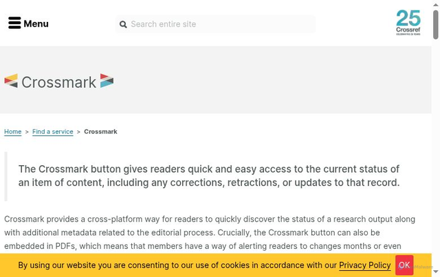 Security scan screenshot of https://crossmark-cdn.crossref.org/
