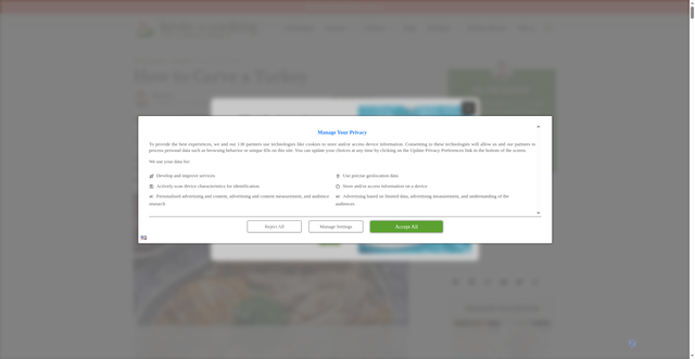 Security scan screenshot of https://keviniscooking.com/roasted-turkey-compound-butter-rub/
