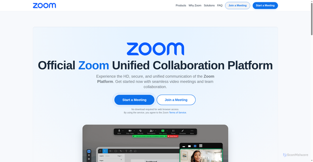 Security scan screenshot of http://zoomweb.cc/