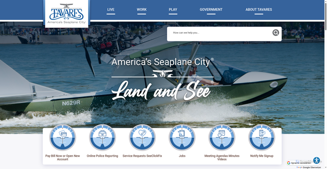 Security scan screenshot of https://tavaresfl.gov/