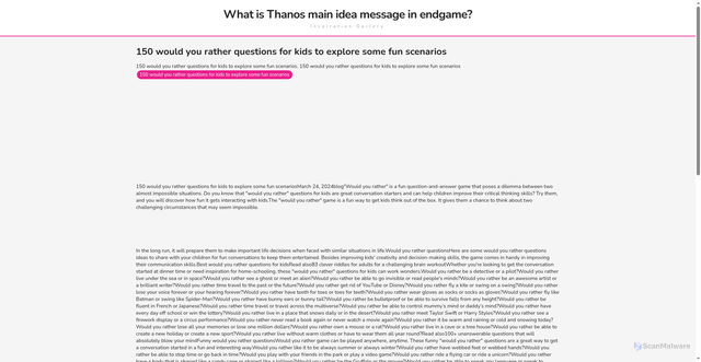 Security scan screenshot of https://rasastudiobytes-dp86h10thygo.edgeone.app/150-would-you-rather-questions-for-kids-to-explore-some-fun-scenarios.html