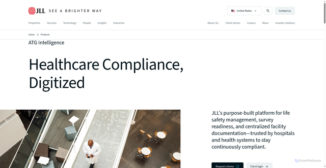 Security scan screenshot of https://www.atginc.com