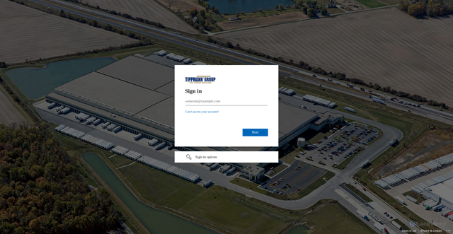 Security scan screenshot of https://tippmanngroup.sharepoint.com