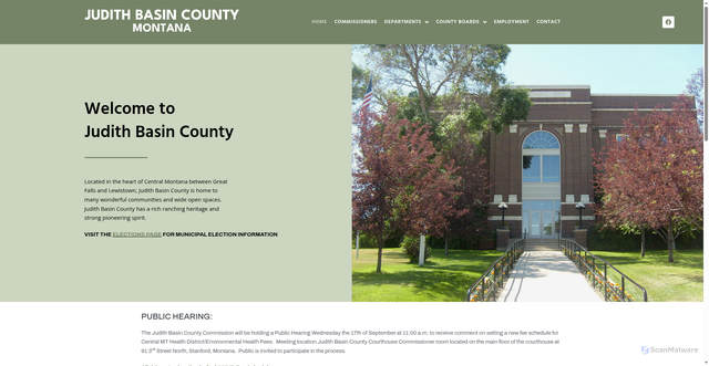 Security scan screenshot of https://jbcountymt.gov/