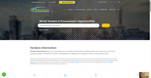 Security scan screenshot of https://biddingsource.com