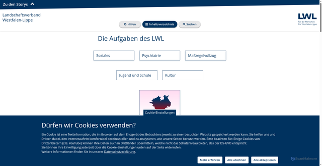Security scan screenshot of https://www.lwl.org