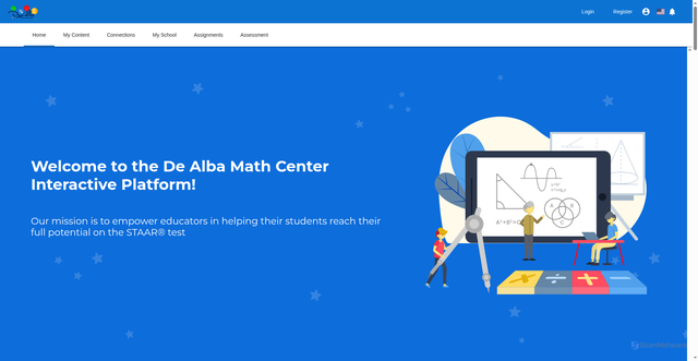 Security scan screenshot of https://lms.dealbamathcenter.com
