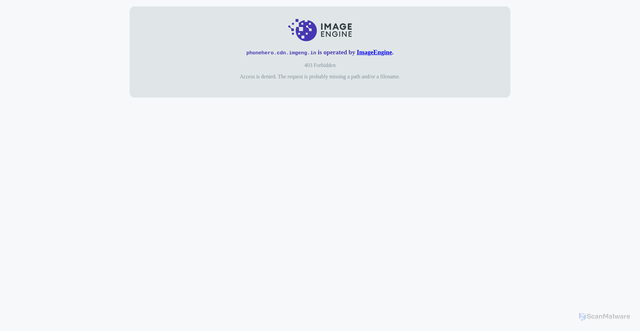 Security scan screenshot of https://phonehero.cdn.imgeng.in/
