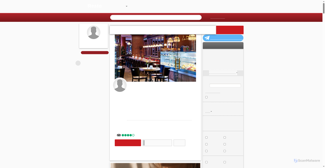Security scan screenshot of https://resto.ru