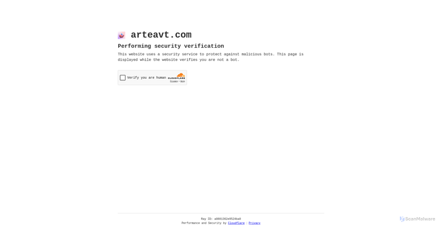 Security scan screenshot of https://arteavt.com