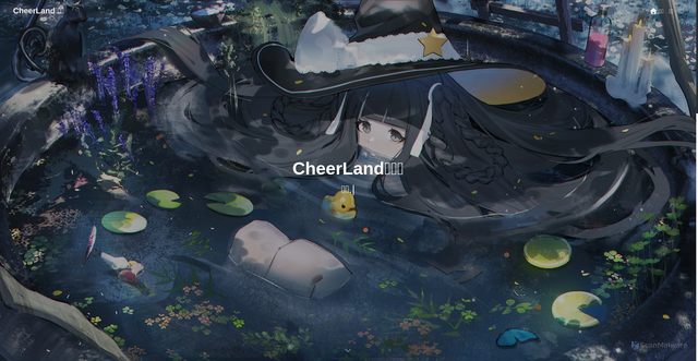 Security scan screenshot of https://cheerlandsite-dp1m52th3hfq.edgeone.dev/
