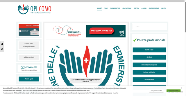 Security scan screenshot of https://opicomo.it/