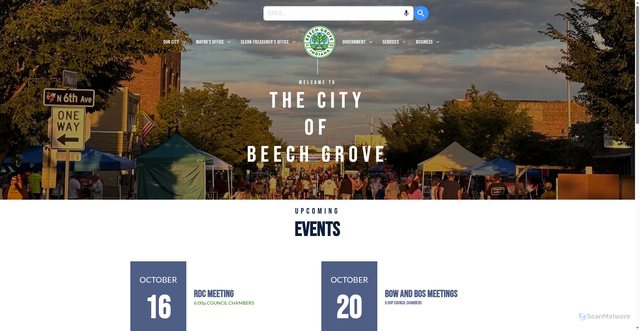 Security scan screenshot of https://www.beechgrove.com/
