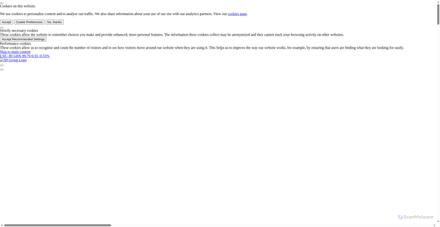 Security scan screenshot of https://www.jdplc.com/overview/default.aspx