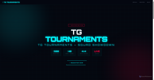 Security scan screenshot of https://tgeportsofficials-i7eyt0y4k9.edgeone.app/