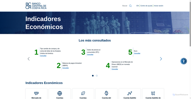Security scan screenshot of https://sdd.bccr.fi.cr