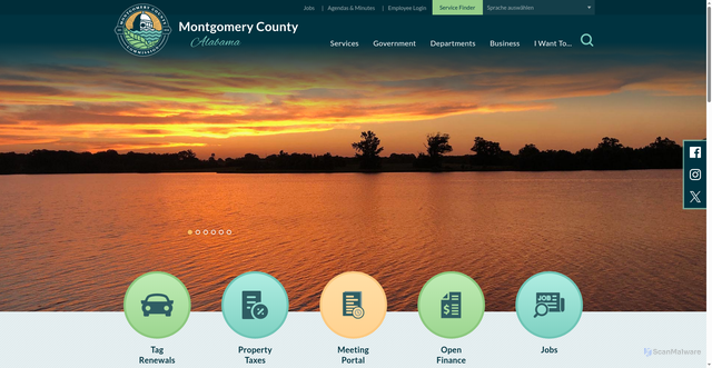 Security scan screenshot of https://www.mc-ala.org/