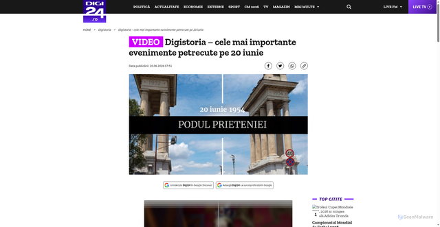 Security scan screenshot of https://www.digi24.ro/digistoria/digistoria-cele-mai-importante-evenimente-petrecute-pe-20-iunie-3823853