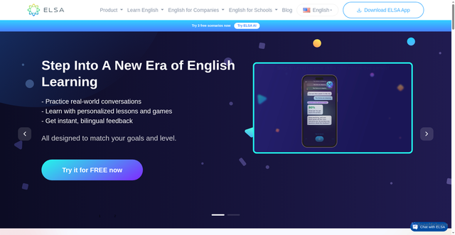 Security scan screenshot of https://elsaspeak.com