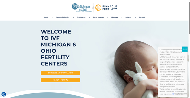 Security scan screenshot of https://ivf-mi.com/