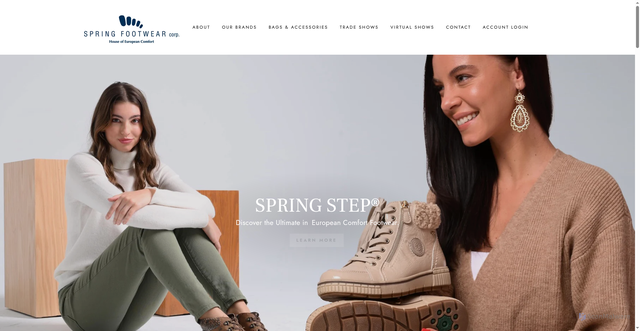 Security scan screenshot of https://www.springfootwear.com/