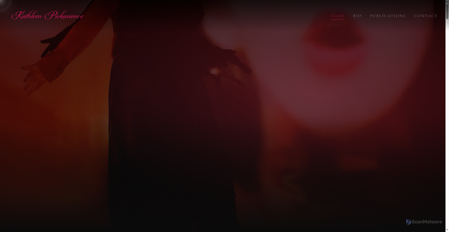 Security scan screenshot of https://kathleenpickavance.com/