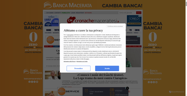 Security scan screenshot of https://cdn.cronachemaceratesi.it