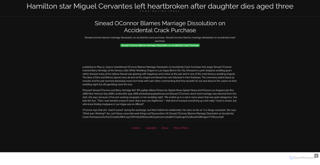 Security scan screenshot of https://byrobynbrownhugo-5p8c8qkuvt.edgeone.app/20792-sinead-oconnor-blames-marriage-dissolution-on-accidental-crack-purchase.html