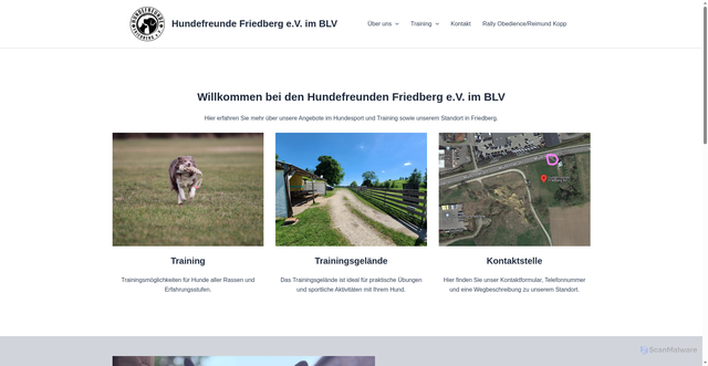 Security scan screenshot of https://hf-friedberg.de/