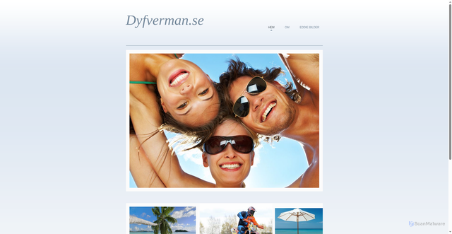 Security scan screenshot of https://dyfverman.se
