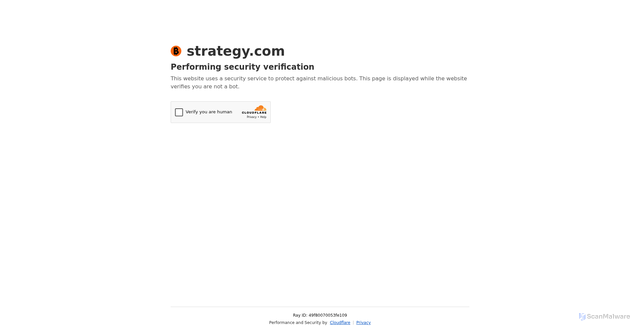 Security scan screenshot of https://strategyvote.com/