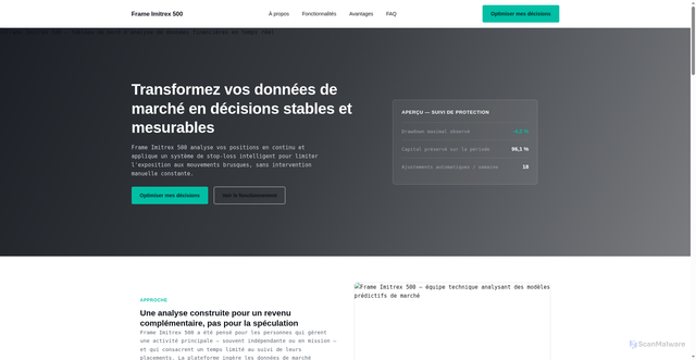 Security scan screenshot of https://www.frameimitrex500.org/
