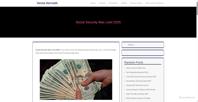 Security scan screenshot of https://alexisppetrov.pages.dev/xjio-social-security-max-limit-2025-svclj/