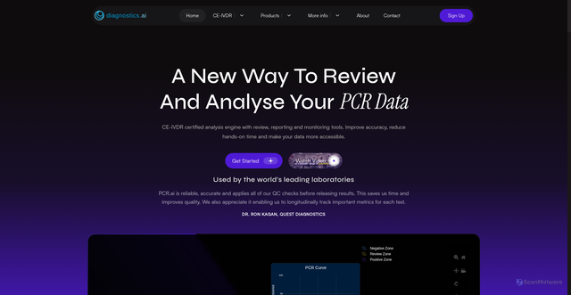 Security scan screenshot of http://dxai-test.pages.dev/