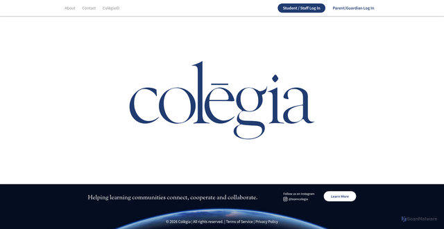 Security scan screenshot of https://www.colegia.org